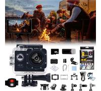 2025 Upgrade Roamix Vision 4k Camera, Roamix Vision 4k Action Camera with 170° Wide Angle, Roamix Vision+ 4k WiFi Diving Sports Camera, Dv HD Waterproof Outdoor action camera 4k (BLACK)