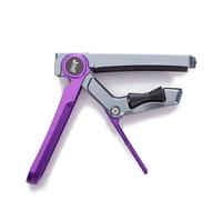 2025 Upgrade Rolling Guitar Capo, Aluminum Alloy - CNC Metal Carving Capo for Acoustic and Electric Guitars, Unique Folding and Hiding Design, Silky Smooth Movement, Precise Tuning. (PURPLE)