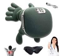 2025 Upgrade Siaasoo Neck Massager, 3D Deep Kneading Compact and Lightweight Shiatsu Massager Master with Heat for Shoulder Back Neck Leg for Women Men Mom and Dad Rechargeable