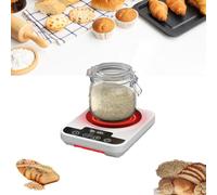 2025 Upgrade Sourdough Starter Warmer,Sourdough Starter Warmer Mat,Precise 1°f Thermostat,Warming Mat With 24h Timer & Auto On/off Memory,Fits Jars Up To 40oz,Ideal for Bread Fermentation & Yogurt