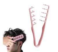 2025 Upgrade Texture Comb, Volumizing Wide-Tooth Hair Styling Comb, Foundation Capacity Apparatus Maximum Lift Roots Volume Tool, Bangs Seam Grooming Accessory for Women Men (Pink)