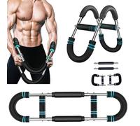 2025 Upgrade Twister Arm Trainer, 40-100lb Adjustable Chest Workout Equipment, Arm Exercise Equipment, Portable Detachable Power Twister for Enhancing Upper Body Muscle