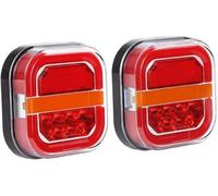 2025 Upgrade Wireless Trailer Lights Kit,Magnetic Wireless Tail Lights for Trailer,LED Rear Tail Lights Dynamic Stop Brake Indicator Lamp Trailer Truck,Utility Boat Trailer LED Submersible Kit