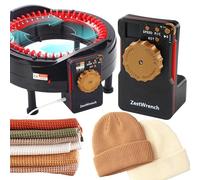 [2025 Upgrade] ZestWrench Electric Knitting Machine Adapter for addi Express King Size Knitting Machine 46 Needles,addi Knitting Machine Automatic Accessories，LCD Panel & Row Counter