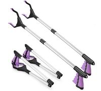 2025 Upgraded 2-Pack Reacher Grabber Pickup Tool, 32" Long Grabber Reacher Tool, Trash Picker Grabber for Elderly Grab It Reaching Tool, Garbage Picker Upper Grabber, Litter Pick Up Grab Tool