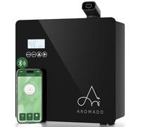 2025 Upgraded 3500 Sq.Ft Smart Scent Diffuser - HVAC System, Whole House Aroma & Hotel Collection Diffuser, Waterless Essential Oil Diffuser for Home Large Room, Cold Air Tech, 600mL (Black) (Black)