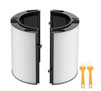 2025 Upgraded 360° Combi Glass H13 Hepa + Activated Carbon Filter Compatible with Dyson TP07 TP10 TP06 HP06 TP04 HP04 PH02 PH01 PH03 PH04 HP09 TP09 HP07 HP10 Air Purifier, 2-in-1 Replacement Filters