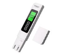 2025 Upgraded 4-in-1 Digital Water Quality Tester - TDS/EC/Temperature（ °C / °F ） Meter | 0-9999 ppm | for Drinking Water, Hydroponics, Aquariums, RO Systems & Swimming Pools