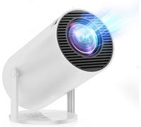 [2025 Upgraded & Android 11.0] Mini Projector Native 720P HD, Supports 4K 1080P, Portable Projector 12000 Lumen, WiFi 6, Bluetooth, Auto Keystone, Video Projector for Home Cinema