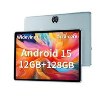 2025 Upgraded Android 15 Tablet 11inch, 12GB+128GB+512GB, Support Face Unlock,18W Fast Charging with 8000mAh Large Battery ,Dual WiFi6, Dual Camera,Octa-Core CPU, Bluetooth,HD Touchscreen Display