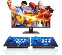 2025 Upgraded Arcade Console, Pandora Box, WiFi Download Games,Built in 36,800 Games,PSP/DC/N64 Simulators,3D Game, 4K HDMI Output, Suitable for TV/PC/Projector, 256GB TF Card (Split)