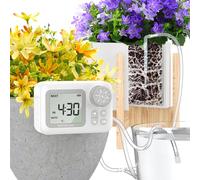 [2025 Upgraded] Automatic Watering System, 15 Potted Indoor Houseplants Support Plant Waterer, Vacation Plant Watering Devices, with Digital Programmable Water Timer