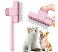 2025 Upgraded Cat Comb Flea Comb For Cats Dogs Multifunctional Cat Brush With Release Button, Cat Combs for Indoor Cats Pet Hair Grooming Brush Supplies