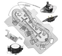 2025 Upgraded DC47-00019A dryer heating element for Samsung dryer dve50r5400v/a3 dve50r5200w/a3 dv45h7000ew/a2 dve50m7450w/a3 dv42h5000ew/a3 dv40j3000ew/a2 dv42h5200ep/a3 dve45t3200w/a3