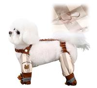 2025 upgraded dog anti-fouling pants, 2025 new dog overalls boots, non-slip dogs paw shoes, waterproof dogs leggings, pet boots, suitable for Dogs Rain Snow Walking Hiking (A, XL)