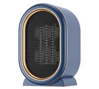 2025 Upgraded Energy Efficient PTC Ceramic Heater, 1300W Portable Space Heater with Fast Heating & Ultra-Quiet for Home/Office, 2 Modes & Tip-Over Protection (Blue)