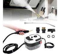 2025 Upgraded Handheld Steam Cleaner,2025 Upgraded Portable Handheld Steamer for Cleaning with Nozzle&Brushes, 2500W 229°F/105°C High Pressure-Tile, Window, Kitchen, Car (White-Single Control)