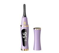 2025 Upgraded Heated Eyelash Curler - Fast 5s Heat-Up, USB Rechargeable Electric Eyelash Curler, LED Display, Anti-Burn, 24H Long-Lasting Curl, Perfect Gift for Women (Purple)