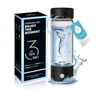 2025 Upgraded Hydrogen Water Bottle 8.0【 Authoritative Certified - 3000 PPB】Hydro Water Bottle 100% Leak Proof【8-Hour Hydrogen Lock】PEM/SPE Technology Produces Hydrogen Water with Purity of 99.99%
