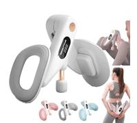 2025 Upgraded Inner Thigh Exerciser,LED Display 360° Pelvic Floor Muscle Trainer,Hip Trainer Kegal Exerciser,Adjustable Resistance,Hip Trainer for Workout Postpartum Training Glutes Booty Arms Back