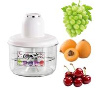 2025 Upgraded New Electric Automatic Garlic Peeler Machine,5-Leaf Design,Small Commercial Fruit Skin Remover Tool,Quick Peeling in 25 Seconds,for Cherry,Grape,and Cherry Tomatoes(Color:White)