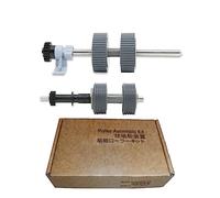 2025 Upgraded PA03540-0001 PA03540-0002 Brake Roller Pick Roller with Shaft Scanner Part,Compatible with Fujitsu Fi-6130 Fi-6130Z Fi-6140 Fi-6140Z Fi-6230 Fi-6230Z Fi-6240 Fi-6240Z Fi-6125 Fi-6225