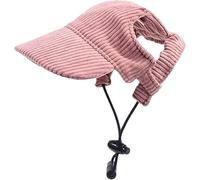 2025 Upgraded Pet Baseball Cap with Adjustable Ear Holes and Neck Strap. Sun and Windproof for Small and Medium Dogs and Cats. A Must-Have for Beach Trips