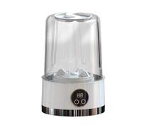 2025 Upgraded Portable Cordless Mini Washing Machine Rechargeable Underwear Washer Laundry Cup for Travel Camping RV Baby Clothes (White, One Size)