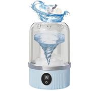 2025 Upgraded Portable Mini Washing Machine For Travel,underwear washer - Deep Clean Socks, Underwear, Baby Clothes, for Home, Apartment, RV -USB Charging (Blue)