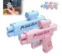 2025 Upgraded Prank Water Gun, Reverse Prank Water Sprayer, Double-Sided Reverse Compulsive Two-Way Water Sprayer Squirt Waters Gun for Prank Lovers School Office(Mix2)