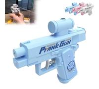 2025 Upgraded Prank Water Gun, Reverse Prank Water Sprayer, Double-Sided Reverse Compulsive Two-Way Water Sprayer Squirt Waters Gun for Prank Lovers School Office(Blue)