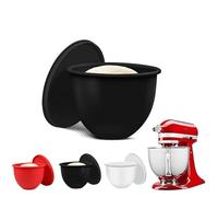 2025 Upgraded Silicone Liners for Tilt-Head 5 Qt Mixers, Kitchen-aid Mixer 5 Qt Bowls Accessories,Replacement Silicone Bowl Insert Stable Anti-Slip,Reduce Noise&Vibration, for Baking/Cooking (Black)
