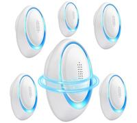 2025 Upgraded Spider Repellent Indoor, 6 Pack Ultrasonic Pest Repeller, Roach Repellent Plug, Roach Repellent Plug for Roach, Rodent, Mouse, Mosquito, Mice, Ant, Bugs Electronic Plug-in Pest Control