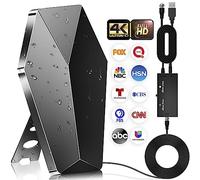 2025 Upgraded Strongest Digital TV Antenna, 2900+ Miles Range TV Antenna for Smart TVs, Indoor/Outdoor HDTV Antenna for Local Channels with Amplified Signal Booster Supports 4K 8K 1080p-38 FT Cable