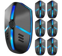 2025 Upgraded Ultrasonic Repeller Indoor Insect Repeller 6 Pack, for Roach, Mice, Spiders, Mouse, Rodent Repellent Electronic Plug-in, Pest Control, 2 Mode Switching Large Area Coverage (6)