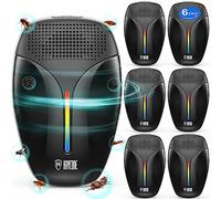 2025 Upgraded Ultrasonic Repeller & Insect Indoor Repeller,Ultrasonic and Repellent for Roach,Rodent,Mouse,Bugs,Mosquito,Mice,Spider,Ant,3 Mode Switching,6 Packs