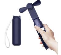 2025 upgraded USB Handheld Fan portable RechargeableAdjustable Airflow Quiet Pocket Fan,Folding Personal Mini Desk Fan Battery Operated for Women,Home Office Indoor Outdoor Travelling