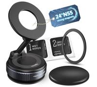 2025 Upgraded Vacuum Magnetic Car Phone Holder with 360° Rotation, 80LBS Ultra Suction Cup Phone Mount for MagSafe Cell Phone Holders, phone holder for Your Car/Gym/Mirror Mount for iPhone & Android