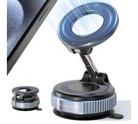 2025 Upgraded Vacuum Magnetic Phone Holder Stand, Compatible with Magsafe Suction Cup Phone Mount 89+LBS Strongest Suction & 2800gf Strongest Magnetic AdjustableSwivel Lock, for Your Car/Gym/Kitchen