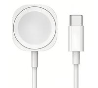 2025 Upgraded Version - Watch USB-C Magnetic Wireless Fast Charger [MFi Certified] iWatch Portable Charging Cable (1m) Compatible with Apple Watch Series Ultra 2/Ultra/10/9/8/7/6/5/4/3/2/1/SE (White)