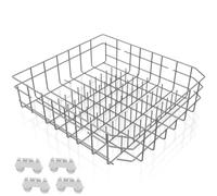2025 UPGRADED W10728159 Dishwasher Lower Rack Replacement W10525646,Compatible with Kitchenaid Kenmore Whirlpool Maytag Dishwasher Bottom Rack Parts KDFE104DSS4/KDTE104ESS4,Comes 4pcs WP3376961 Roller