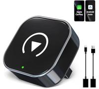 2025 Upgraded Wireless CarPlay Adapter,Effortlessly Convert Wired to Wireless CarPlay,Suitable for cars with carplay,Compatible with iPhone iOS 10+ & Android Auto,Mini&Stable Car Play Wireless Adapter