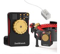 [2025 Upgraded] zestwrench Electric Knitting Machine Adapter for Addi Knitting Machine 46, LCD Panel & Row Counter, Flat/Circular Dual Mode, Variable Speed Motor Accessories for Most Yarns