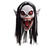 2025 Vampire Morbius Wig Latex Mask Horror Headgear for Halloween Carnival Costume Party Props