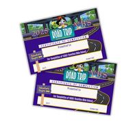 2025 VBS Road Trip Graduation Certificate, 50 Pack, 6" x 9", Holiday, Bible, School, Award, Attendance, God is with You Wherever You Are Bulk Ultimate Starter Kit