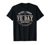 2025 VE Day 80th Anniversary 1945 Victory In Europe UK WW2 T-Shirt