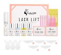 2025 VedoAID New Upgraded EyeLash Lift Kit Eyelash Extension Kit Eyelash Perm Kit, Eyelash Lifting & Eyelash Curling Includes Eye Shields, Pads, Accessories, Easy for Beginner,Achieve Salon-Quality