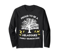 2025 Velazquez Family Reunion Gathering Family Tree Matching Long Sleeve T-Shirt