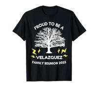 2025 Velazquez Family Reunion Gathering Family Tree Matching T-Shirt