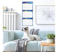 2025 Wall Calendar 3 Months - Three Separate Planners, Vertical Display with Thick Paper | December 2024 to January 2026, Planning for Time Management, Scheduling, Productivity, Office to Ha